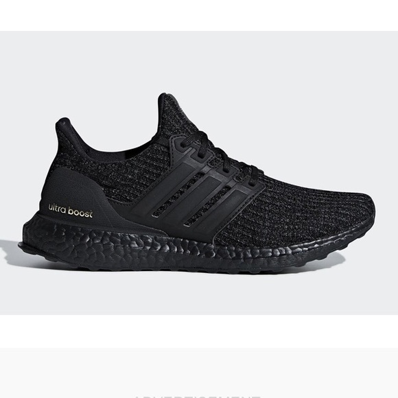 Adidas Ultra Boost Triple Black Running Shoes Women
